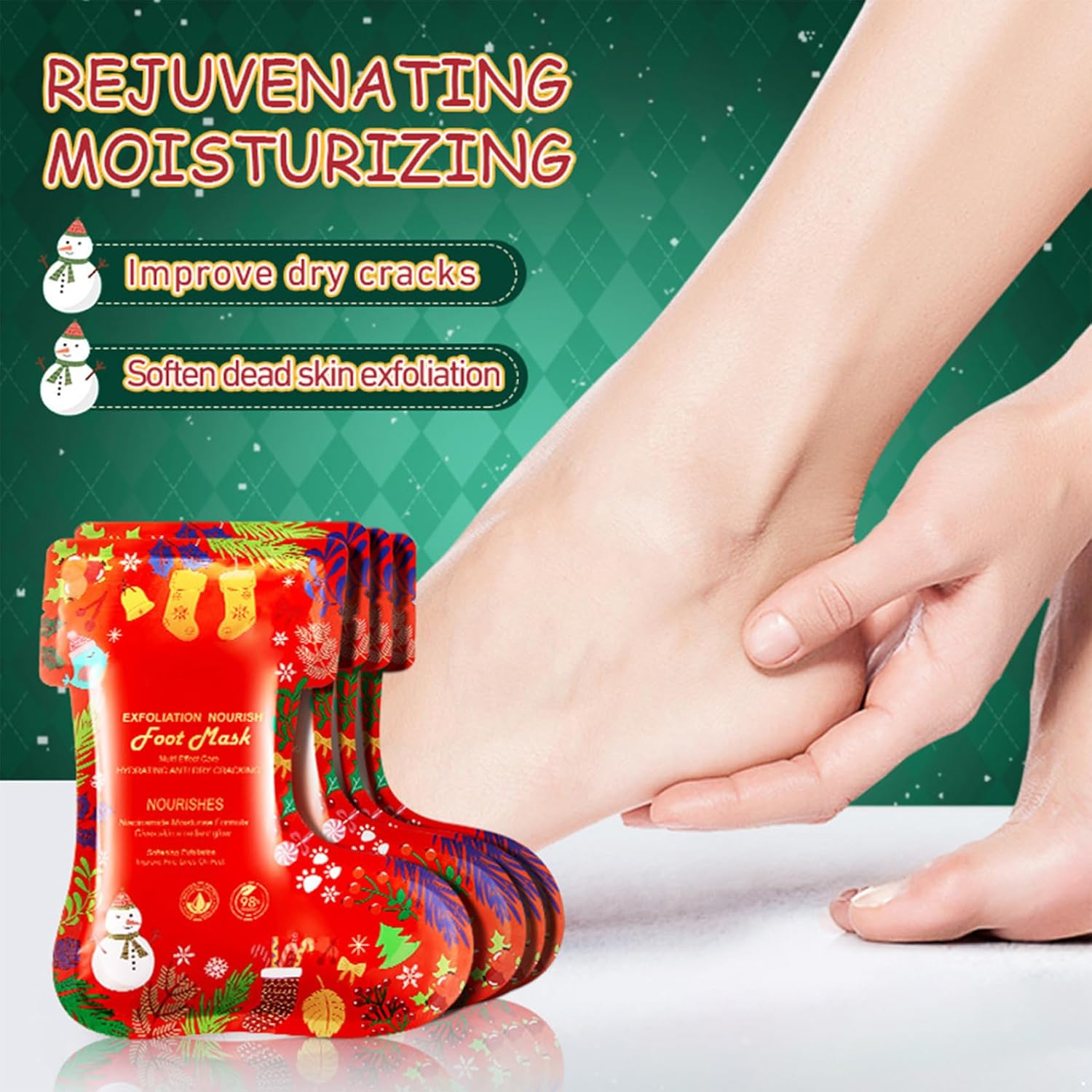 Hand And Foot Care Kit for Deep Moisture - Reusable Hydrating, Perfect Self Pampering Essentials Foot One Size