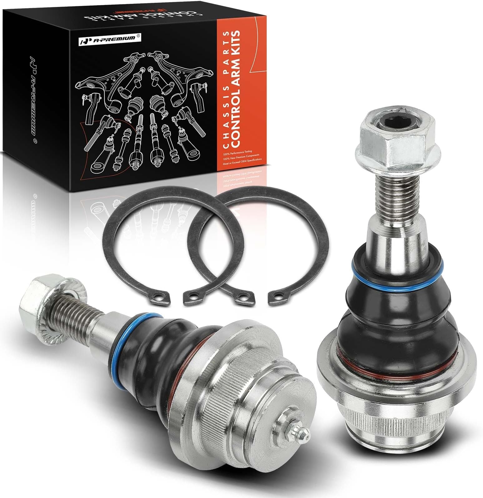 2 x Front Lower Ball Joint, Fit For Chevy GMC Cadillac - Silverado 1500/Sierra 1500 2014-2018, Tahoe/Yukon XL/Suburban/Escalade ESV 2015-2020, Silverado 1500 LD/Sierra 1500 Limited 2019