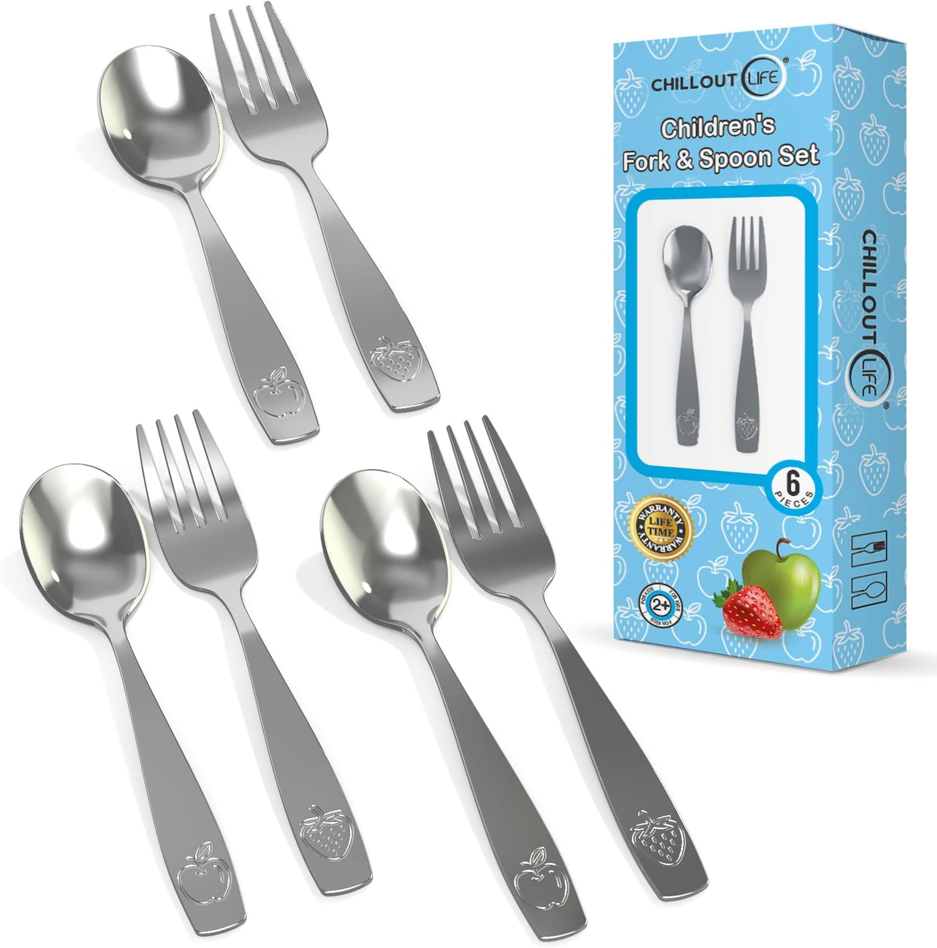 Stainless Steel Kids Silverware Set