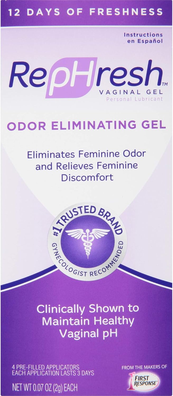 RepHresh Odor Eliminating Vaginal Gel, 4ct (0.07oz) : Everything Else