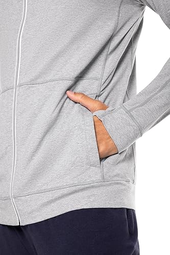 Miniatura 6 de Coolibar Sudadera con capucha LumaLeo UPF 50+ con cremallera completa para hombre, protección solar