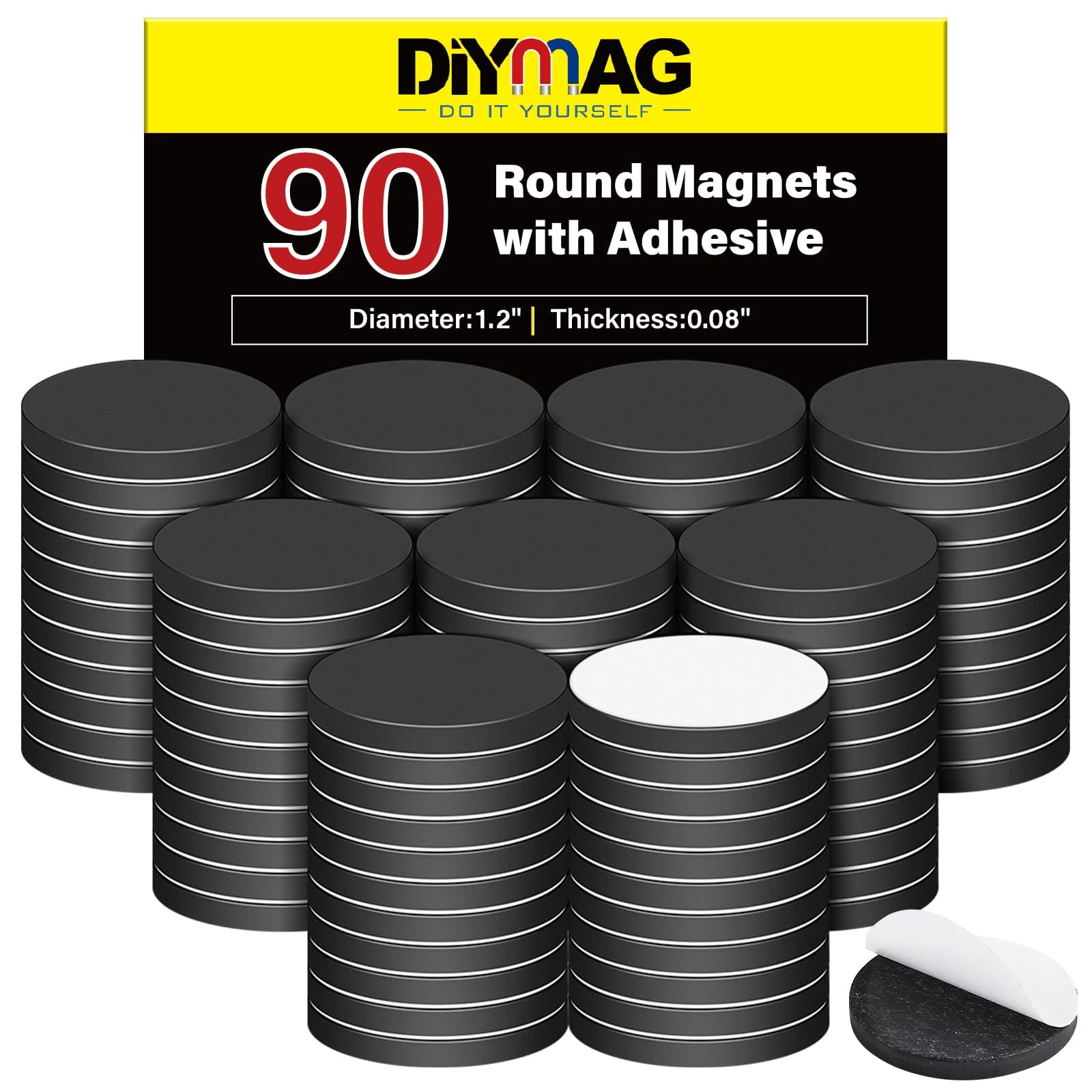 DIYMAG Magnets with Adhesive Backing, 360P Flexible Fridge Magnetic Dots — Amazon image 16
