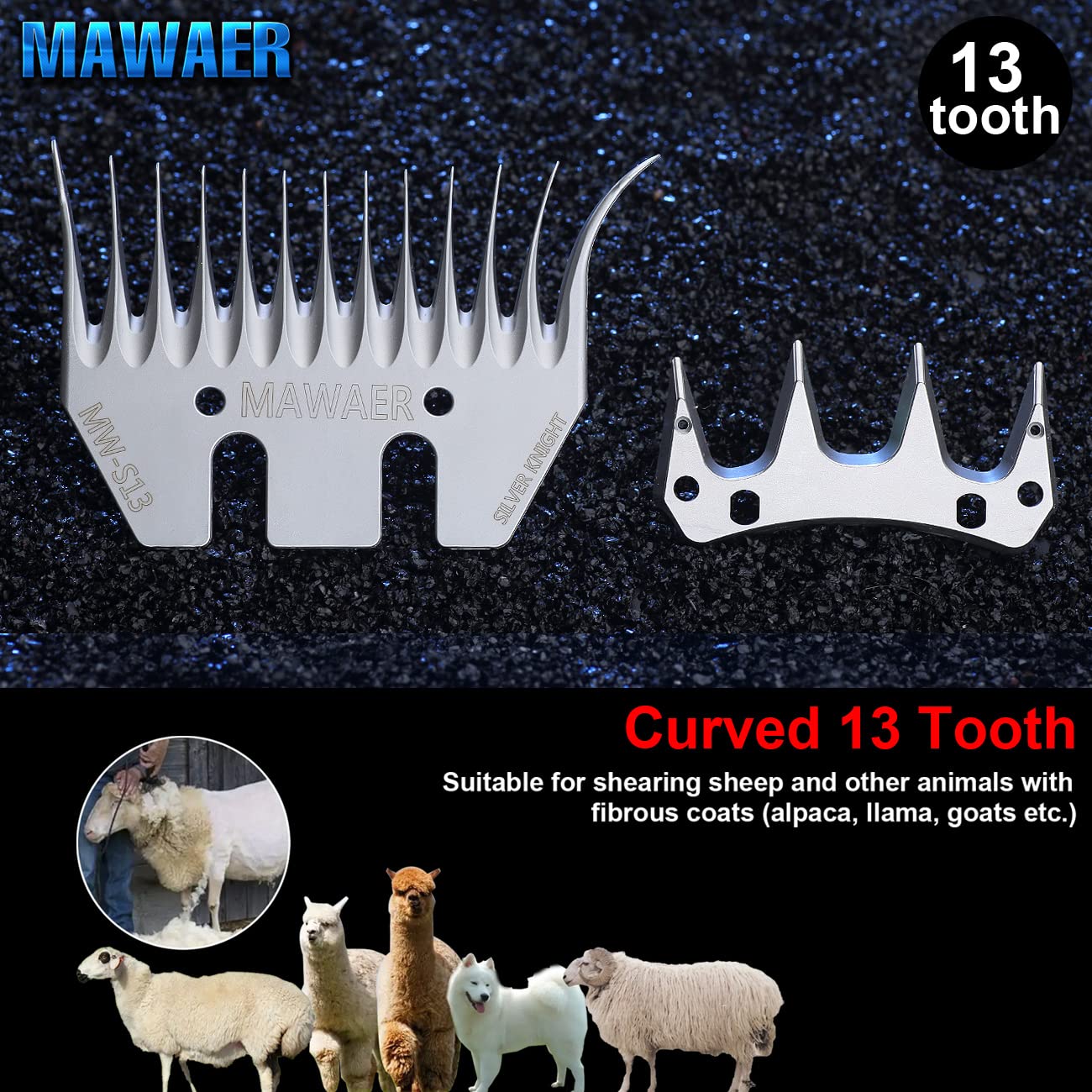 Sheep Shear Blades - Replace Oster, Lister Clippers -2 Sheep Shear Blades - Replace Oster, Lister Clippers -2