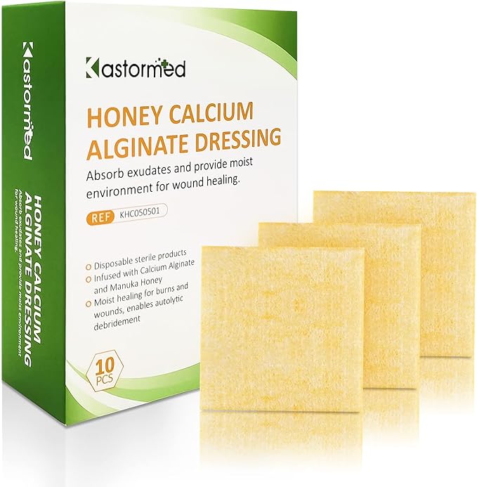 Calcium Alginate Dressing with Active Leptospermum Honey for Wound Care