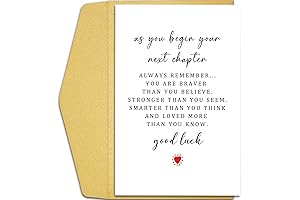 Exceptional New Chapter Card Honoring Achievements and Success