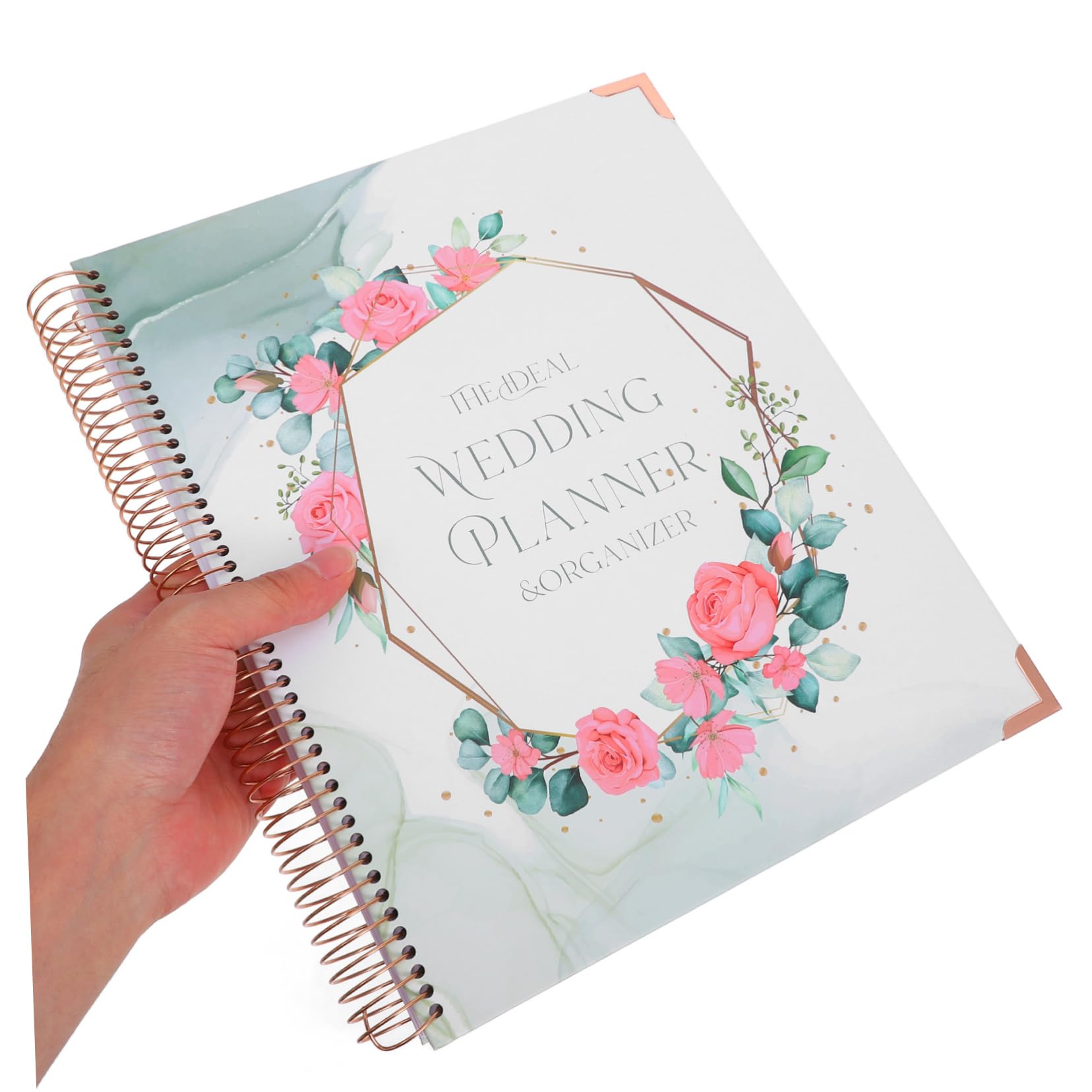 Operitacx Hochzeitsplaner Buch mit Hochzeitscheckliste Notizbuch Design und Detailliertem Zeitplan für Hochzeitsplanung und Verlobung Papier