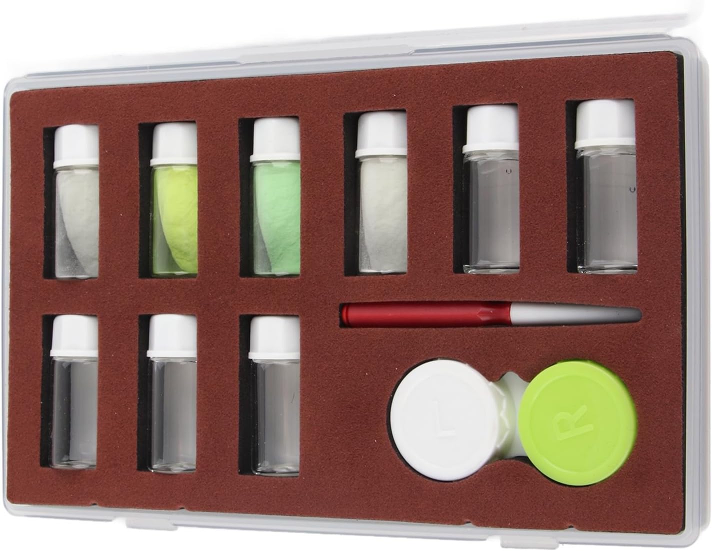 4 Colors Watch Luminous Fluorescent Powder Kit, Complete Accessories for Artistic Creation and Night Warning, Liquid + Powder Texture