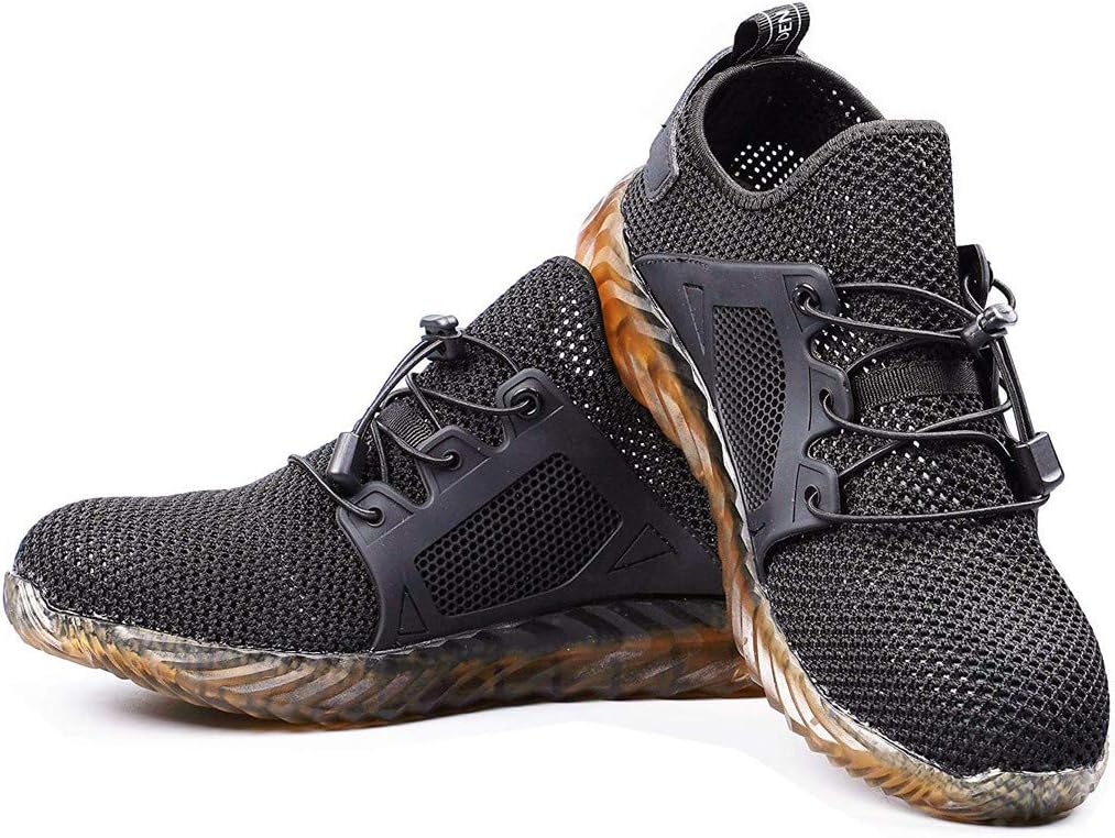Men's Steel Toe Work Safety Shoes Breathable Outdoor Steel Toe Casual Sneakers