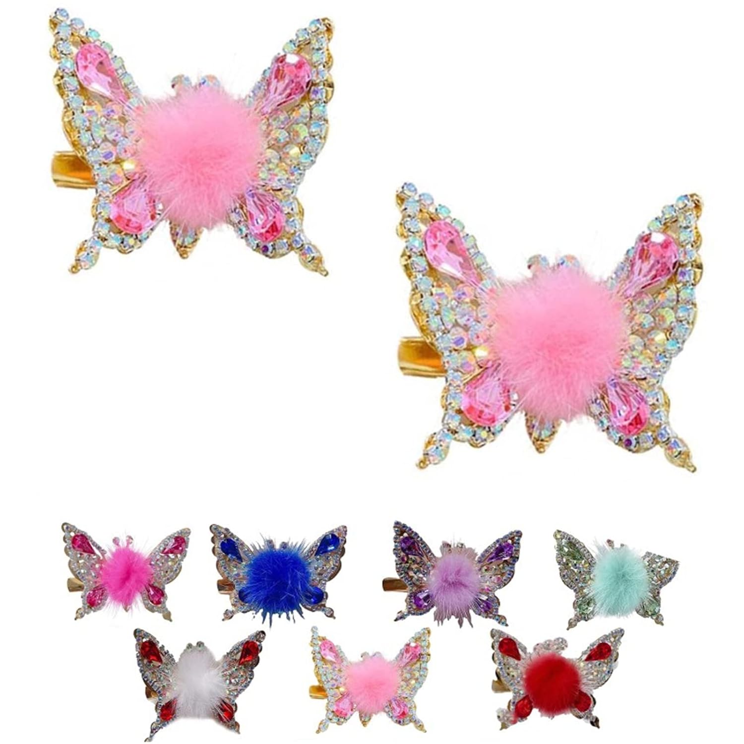 Flying Butterfly Hairpin, 2023 New Moving Flying Butterfly Shiny Hair Clips