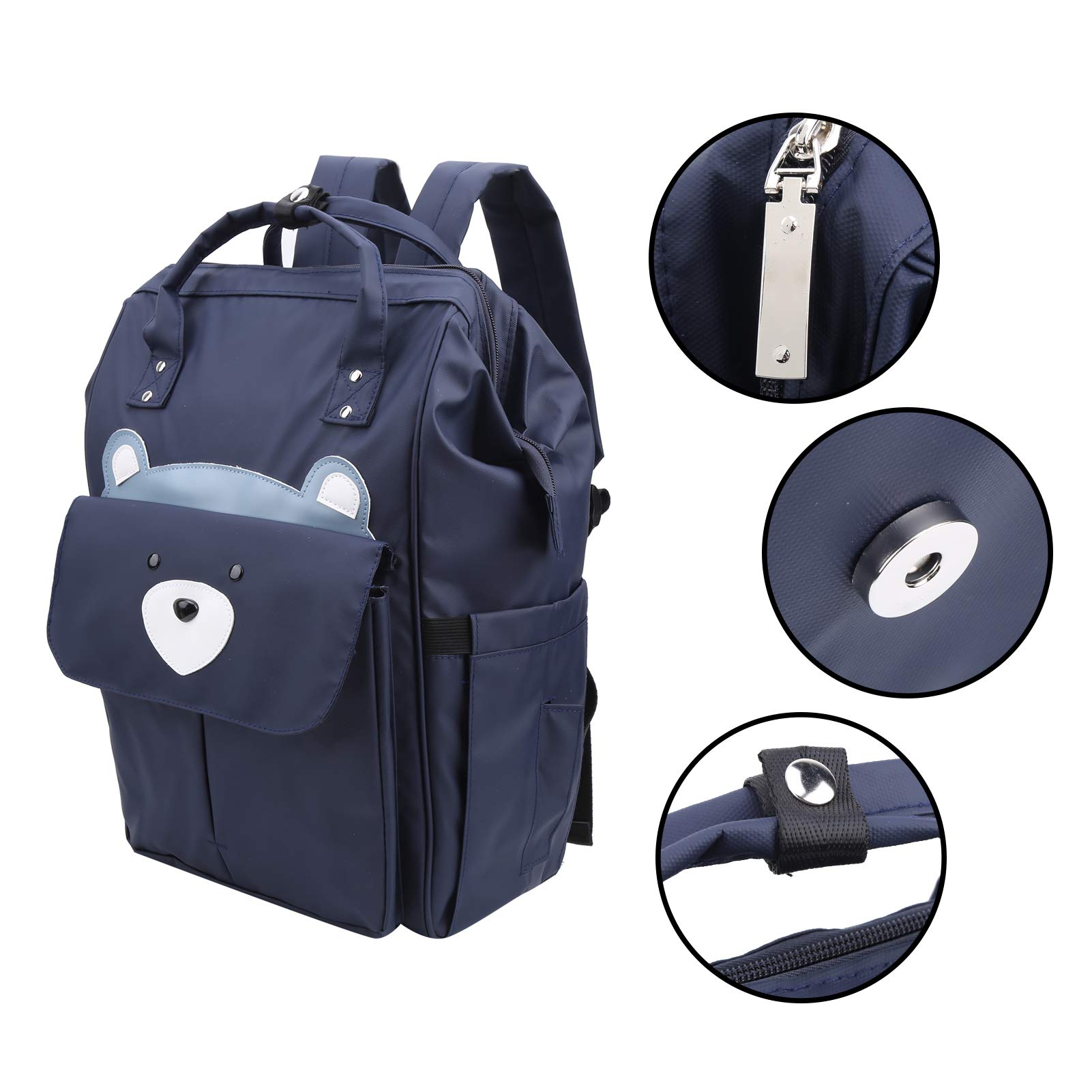 Borsa per Pannolini per Neonati, Zaino per Neonati Zaino per Neonati Essentials Borsa con Manico Zaino da Viaggio Unisex Elegante Borse per Pannolini Zaino da Viaggio per Mamma,