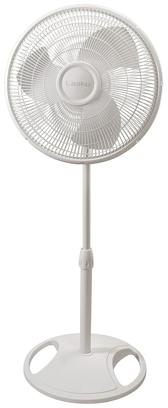 Ventilador de Pedestal Oscilante Lasko - Ajustable hasta 47" - 2520 - Blanco