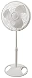 Lasko 2520 Oscillating Stand Fan,White 16 Inch