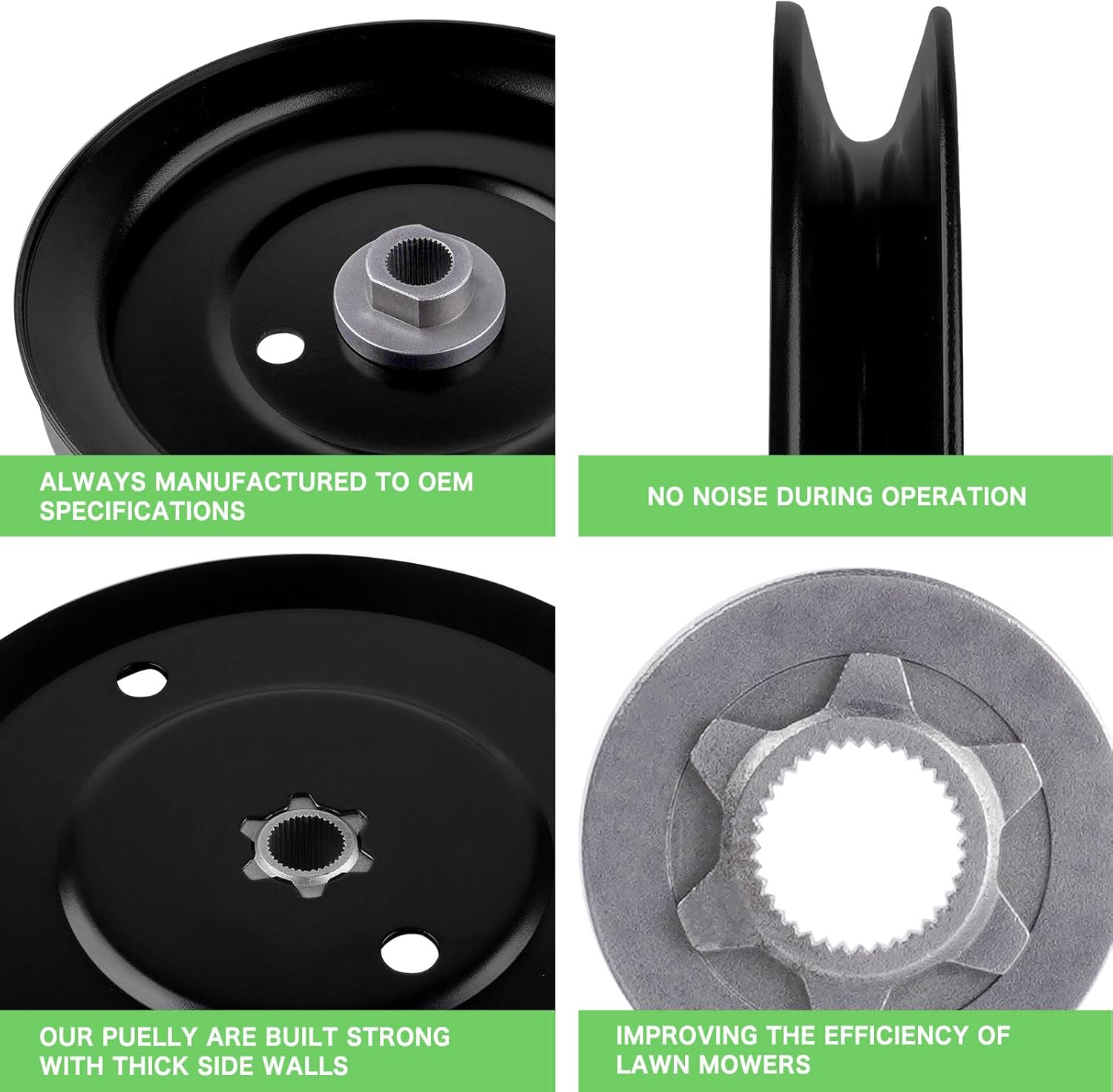 956-04002 V Transmission Pulley Compatible with Hub CUB CA DET 7.25 Dia LT1040 LTX 1040 Tractor fits for 247273721 247273740 247273730