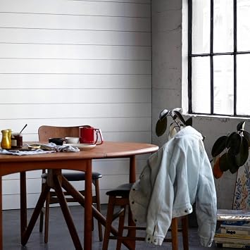 Timeline Classic White Shiplap Engineered Wood Wall Paneling, 3/8 in. 5.5 in. x 72 in. (6-Brds, 16.5 SF/Pkg)