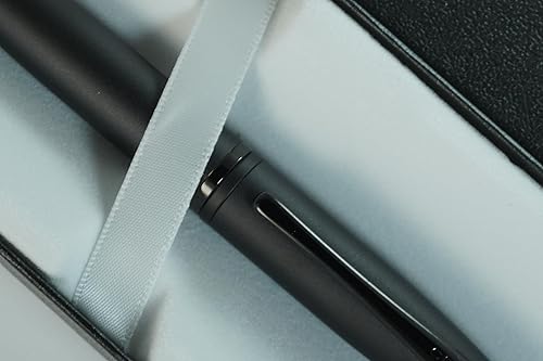 Miniatura 6 de Cross Calais - Bolígrafo recargable de banda media, punta media, incluye caja de regalo, barril negro mate y citas de PVD.