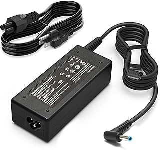 45W 19.5V 2.31A 741727-001 AC Adapter Laptop Charger HP Pavilion 11 13 15; Stream 13 11 14; fit 721092-001 719309-001 719309-003 740015-001/002/003/004 854054-001 L25296-001/002/003 Power Supply Cord