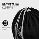 FabPax Shoe Bags for Travel Set of 03 – Waterproof Shoe Covers with Transparent Window | Travel Shoe Organizer for Men & Women | Dust Proof Shoe Storage Pouches for Suitcase, Gym & Closet (Black) gallery image