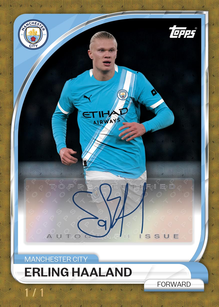 Boîte collector Manchester City 2025/26 – Contient 35 cartes, y compris les LE et les parallèles