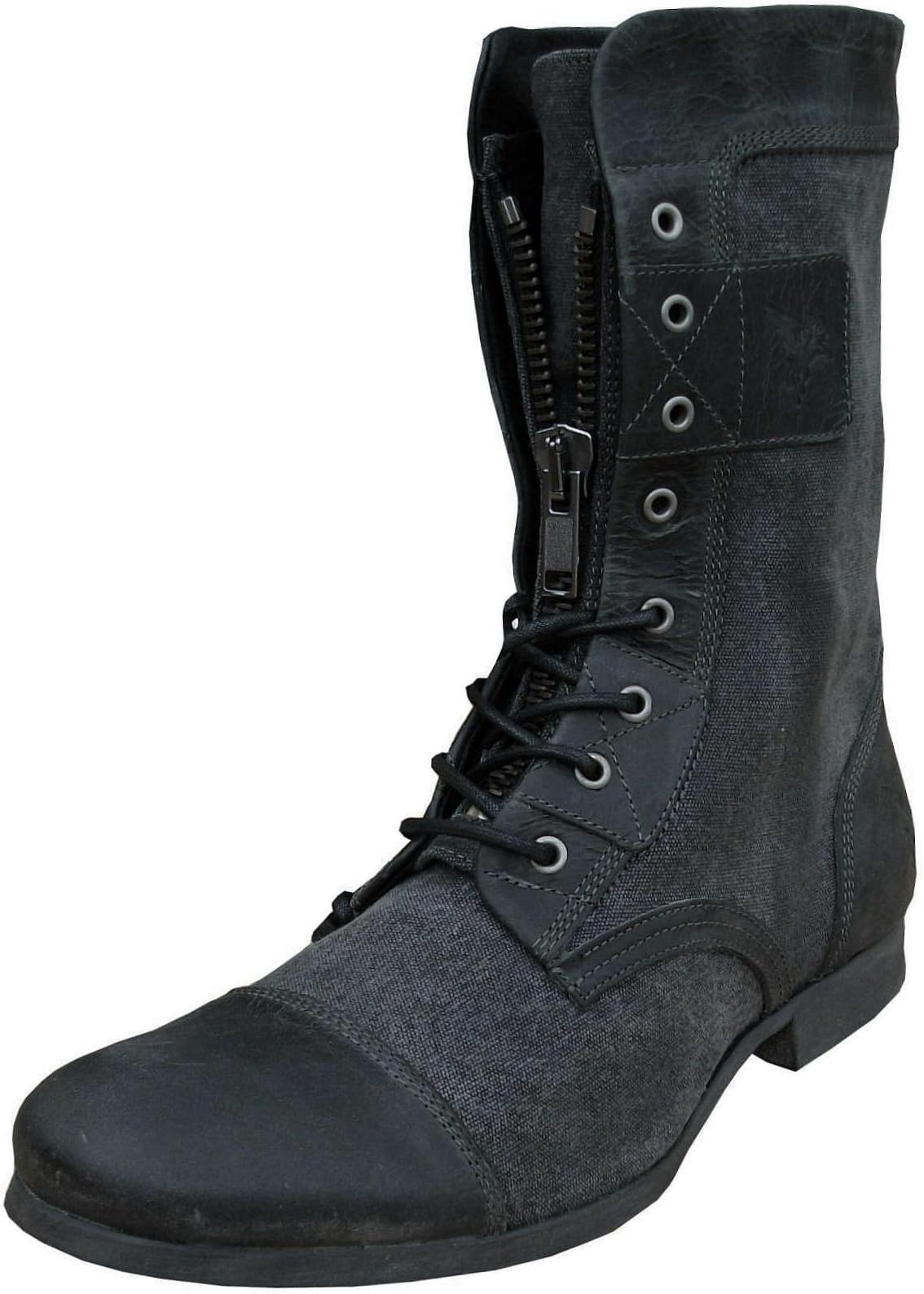 Henleys Men's Leather-and-Fabric Sakura Textile Boots 7 M US / 6 UK / 40 EU Grey