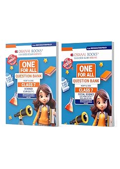 Oswaal One For All Question Banks NCERT & CBSE Class 7 Set of 2 Books Science & Social Science For Latest Exam