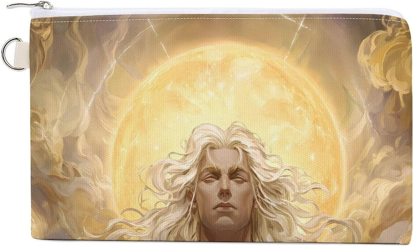 Helios Greek God Of Light And Sun Coin Purse Pouch Wallet Change Holder Zippered Makeup Bag For Men And Women