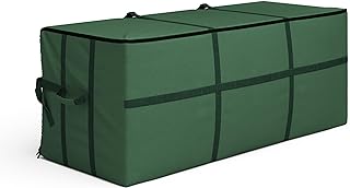 Christmas Tree Storage Bag - Storage Bags for 9FT Disassembled Artificial Trees, Seasonal Decor, Packing, Moving, and Home Organizer by Elf Stor (Green)