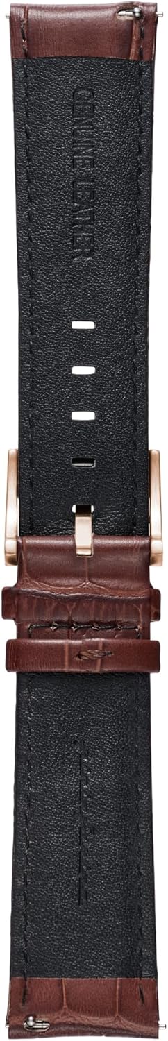 pininfarina Croc Leather Watch Strap 22mm – Genuine Italian Leather Watch Band for Men with Quick Release & Stainless Steel Buckle – Crocodile Pattern Watch Strap Replacement