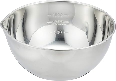 Amazon 遠藤商事 ステンレス 手なし片口ボール 目盛付 大 ボール オンライン通販