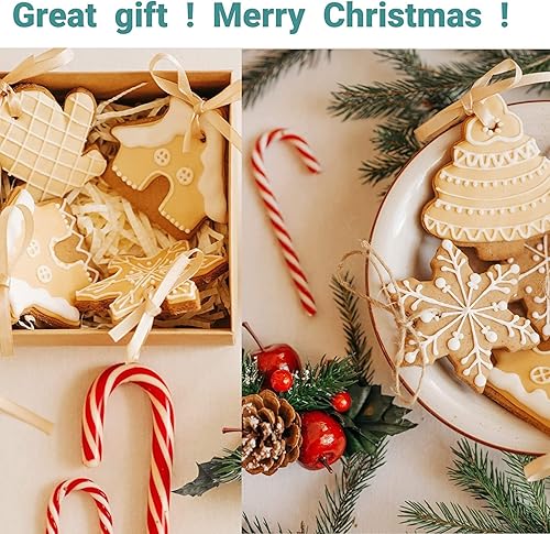 Miniatura 4 de Cortadores de galletas de Navidad, 8 unidades, de 3 a 3.5 pulgadas, cara de Papá Noel, árbol de Navidad, hombre de jengibre, muñeco de nieve, bastón