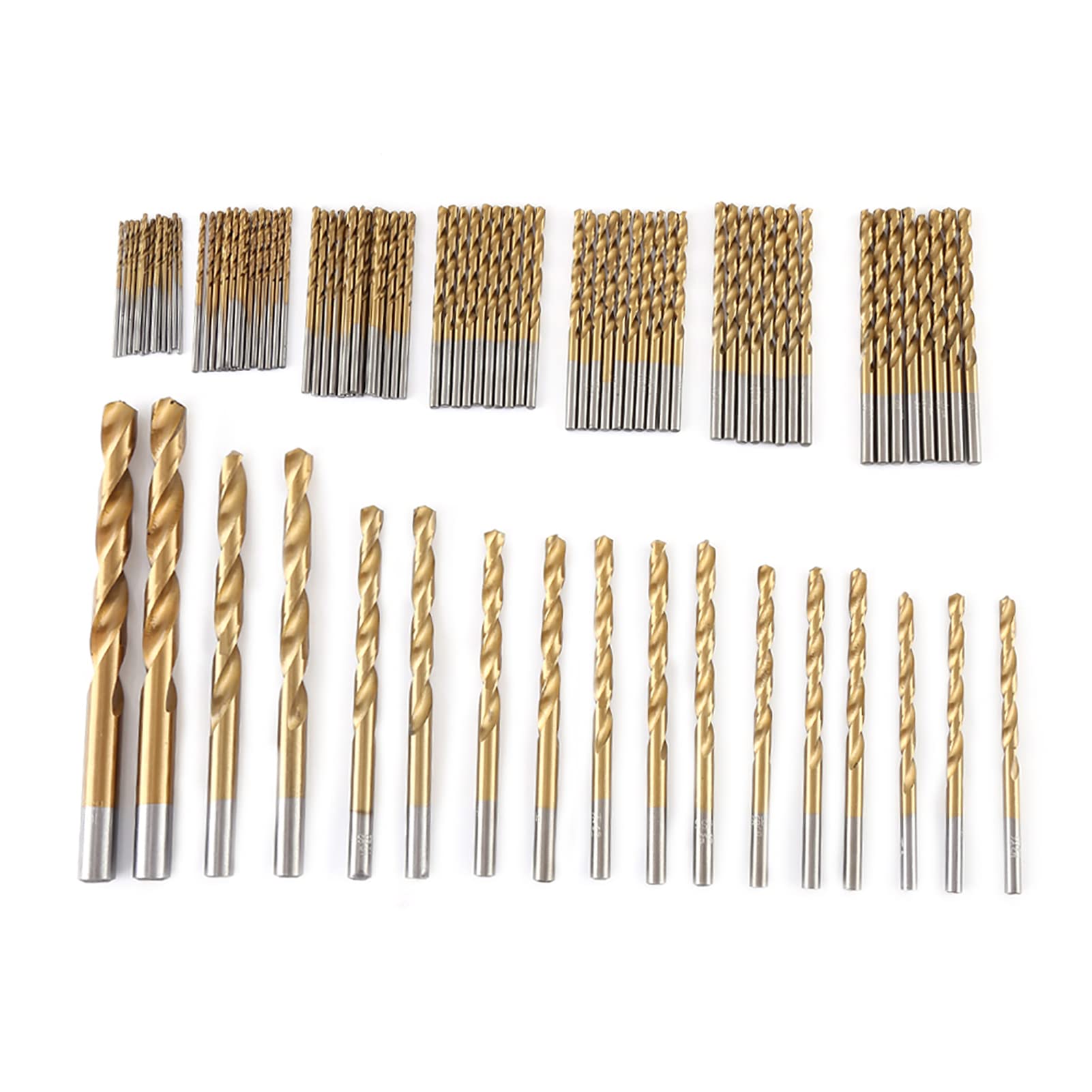 Jeu de Forets à Métal Revêtus de Ti, 99 Pièces, 1,5 Mm-10 Mm