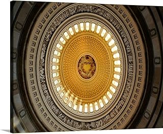 TIGTMULERLY Ceiling Capital Rotunda Canvas Wall Art Decor Paintings Pictures for Bedroom Wall Decor Above Bed Living Room Wall Decoration Bathroom Office Artwork