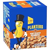 Vista 6 de Planters Cacahuetes tostados con miel, tubos de 1.75 onzas (paquete - 36)
