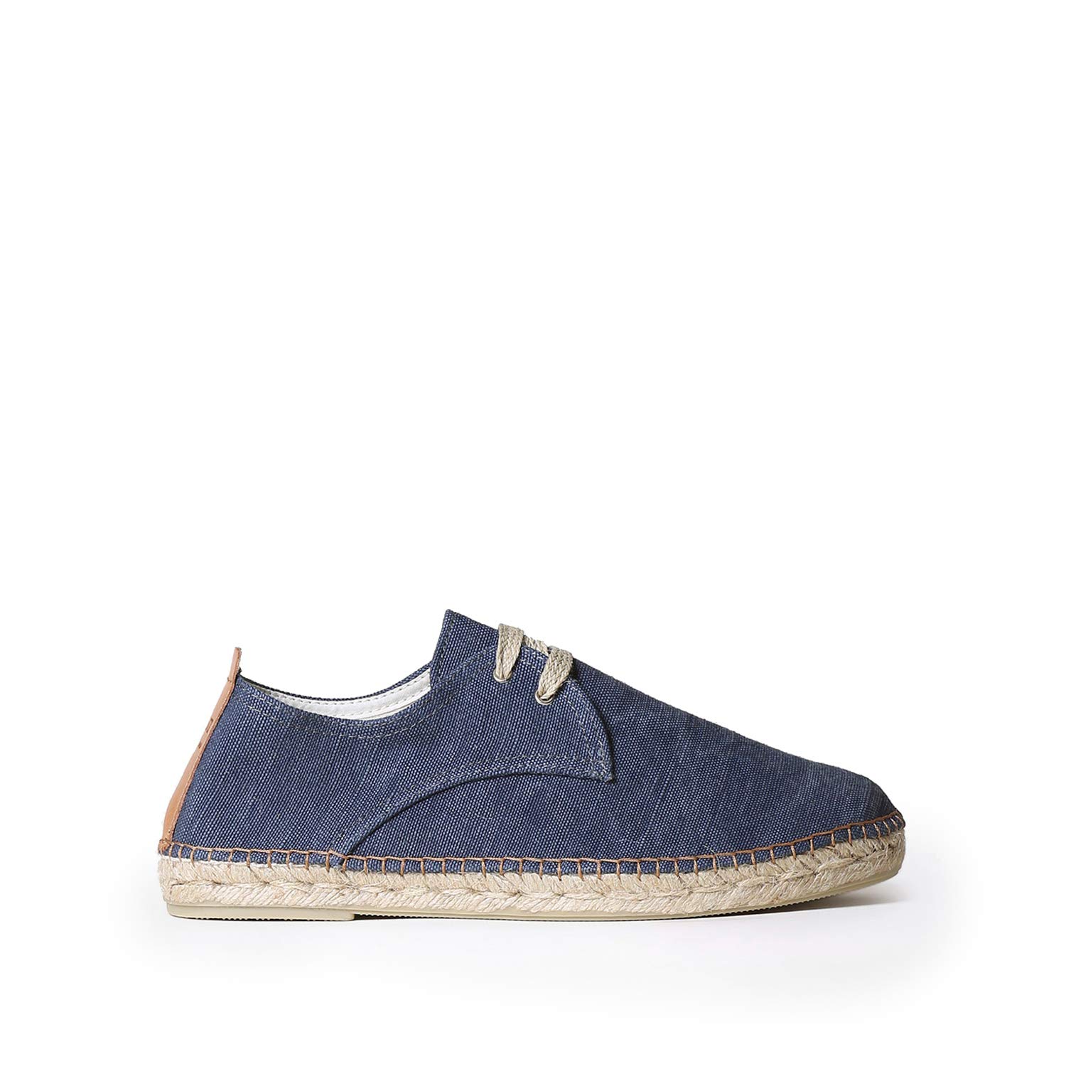 TONI PONS Dixon - Espadrillas Stringate Uomo realizzate in Tessuto di Cotone.