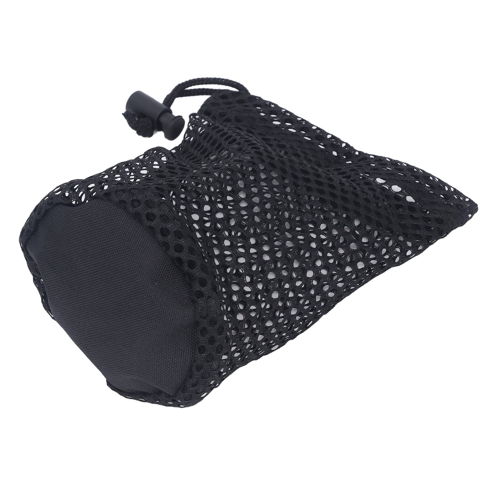 Borsa da golf in rete nylon nero per palline da 12 a 16