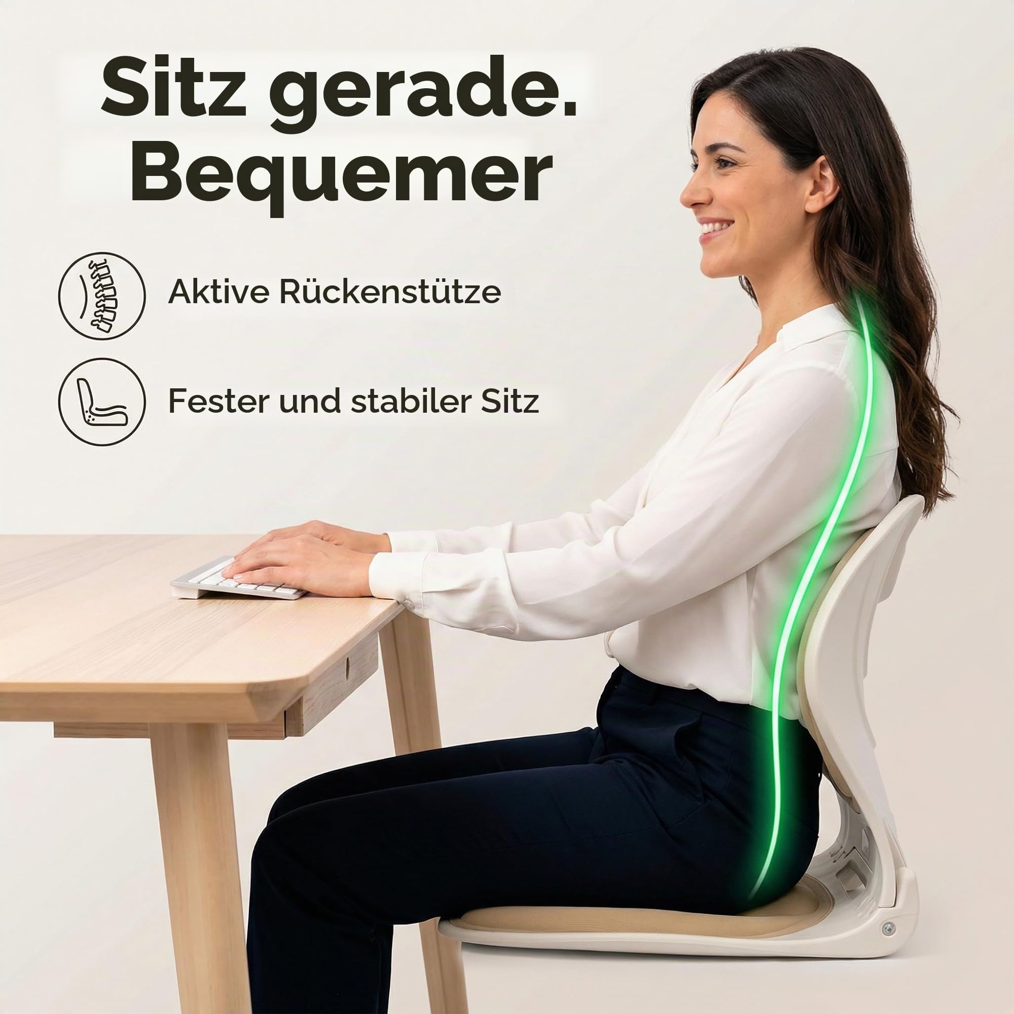 Klappsitz mit Rückenlehne Premium 200 kg · Integrierte Stütze und Stabile Basis · Leicht und Tragbar 1,15 kg · Schaum oder Gel · Ideal für Bänke, Tribünen und Außenbereich (Waben-Gel, Grau)