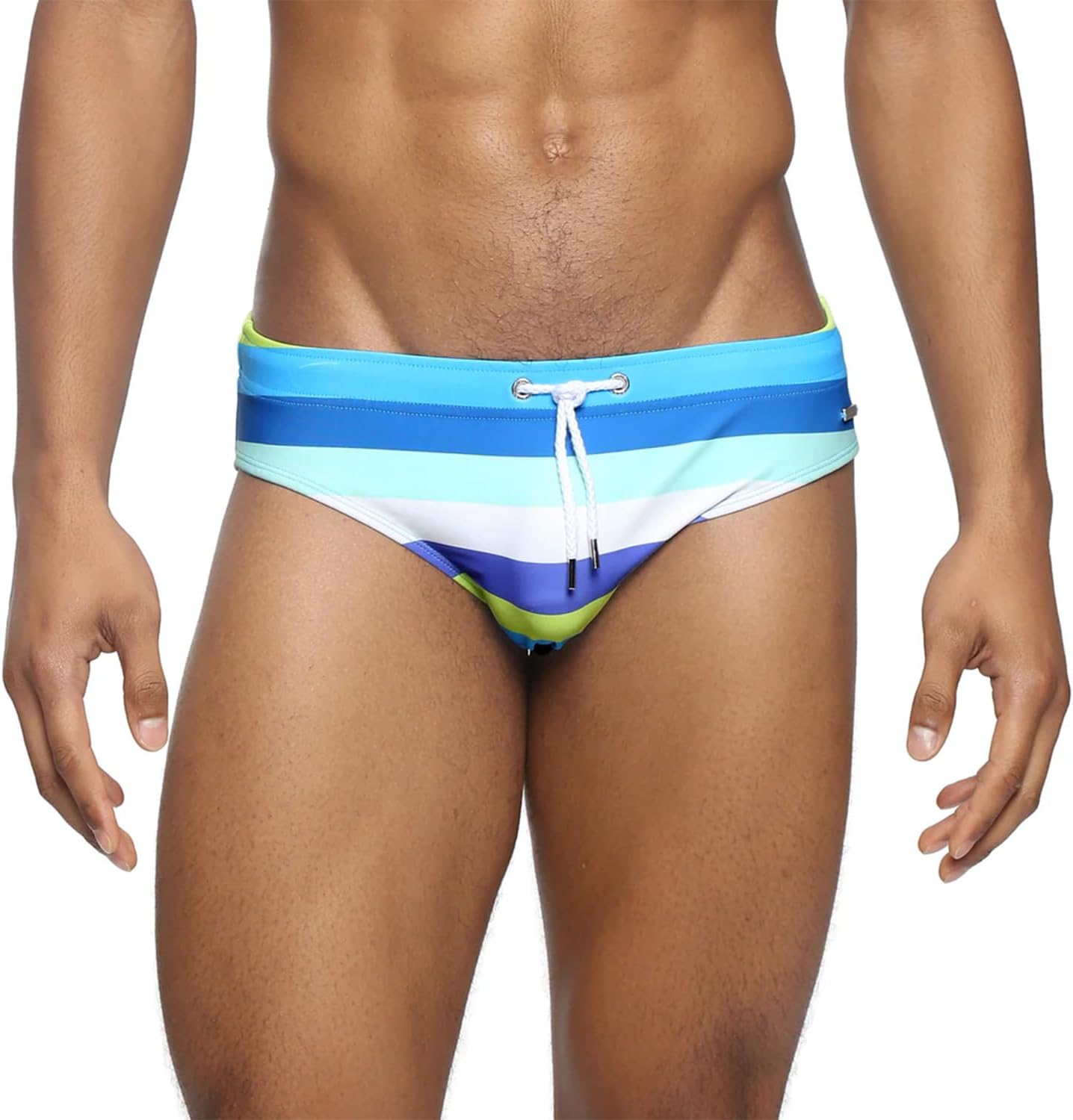 parke & ronen Men’s Sexy Printed Bikini Briefs – Designer Low Rise Luxury Swimwear with Front Contour Pouch & Full Lining