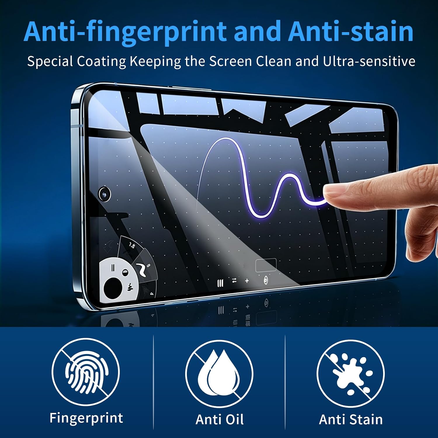 2 Pack for Samsung Galaxy S24 Plus 6.7'' Privacy Screen Protector, Auto-Alignment, Anti-Spy Tempered Glass, Auto Dust-Elimination Installation, Anti-Fingerprint, Bubble Free, Case Friendly