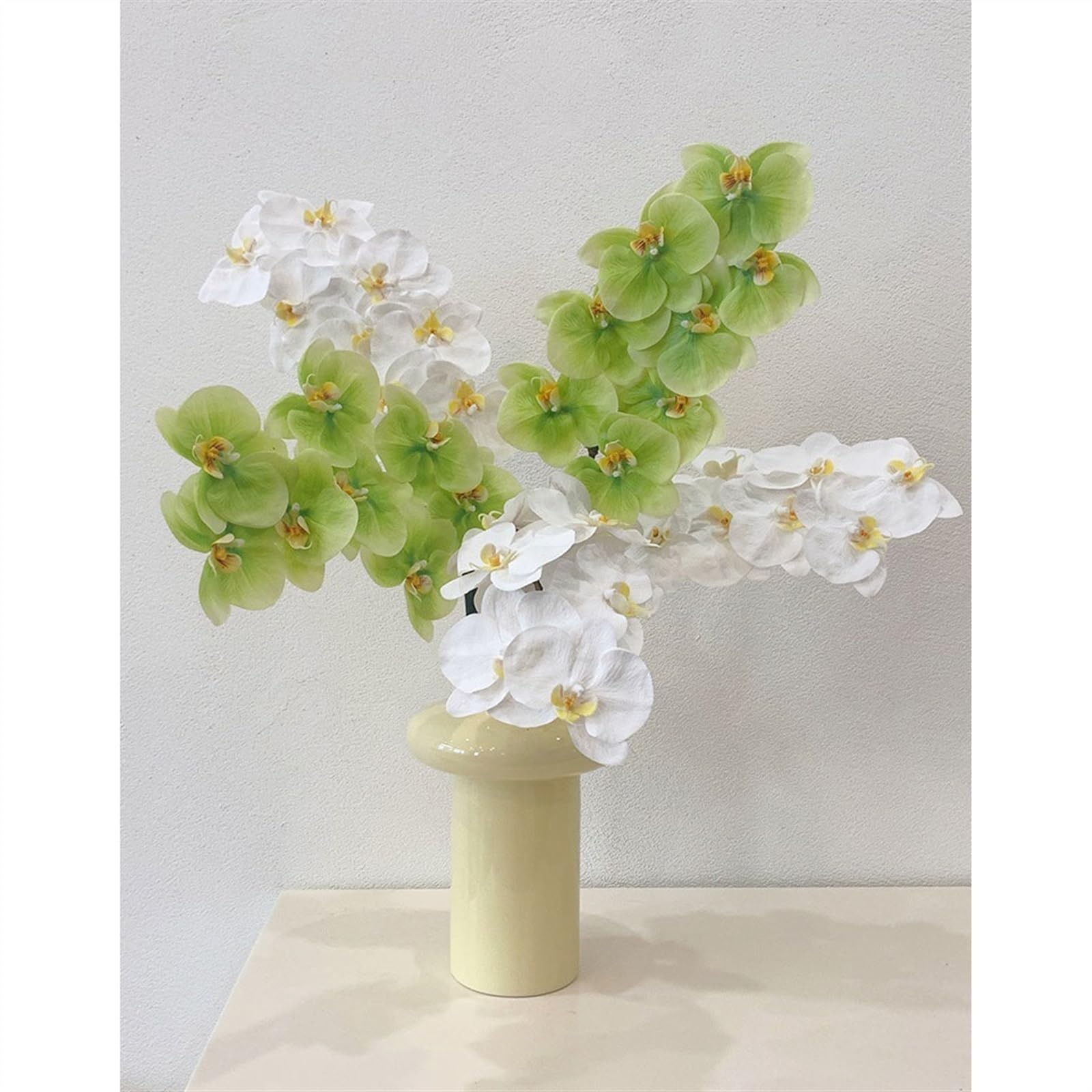 fiori artificiali in vaso Sensazione della mano idratante profumo di simulazione di iris verde casa soggiorno tavolo decorazione bouquet set di fiori finti fiori artificiali