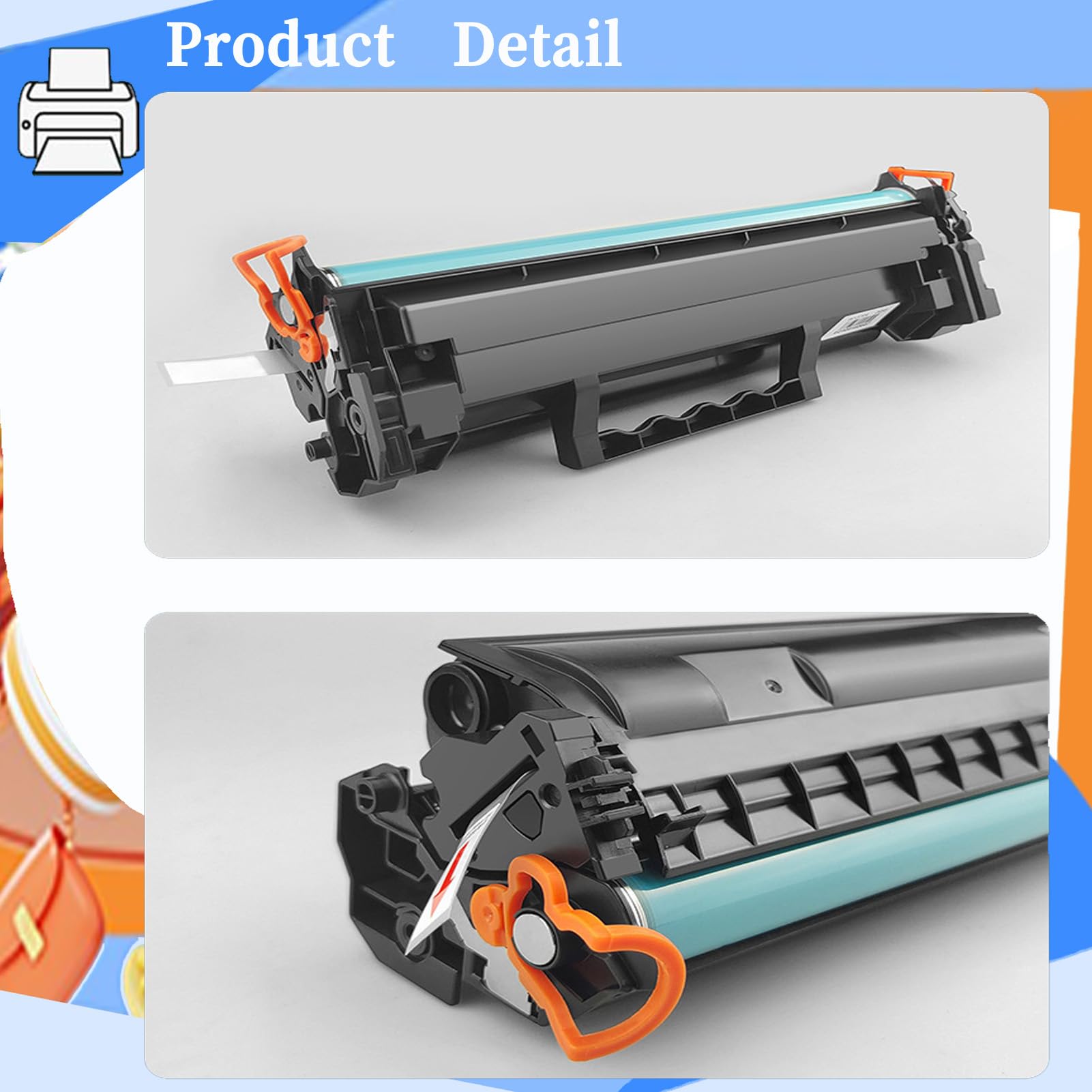 Cartouche De Toner Noir M207-M212 Compatible Pour Imprimantes HP LaserJet M207-M212 - 1-Pack