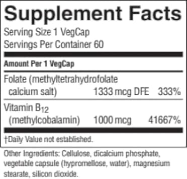 Nature's Sunshine Methyl Combo 60 Capsules
