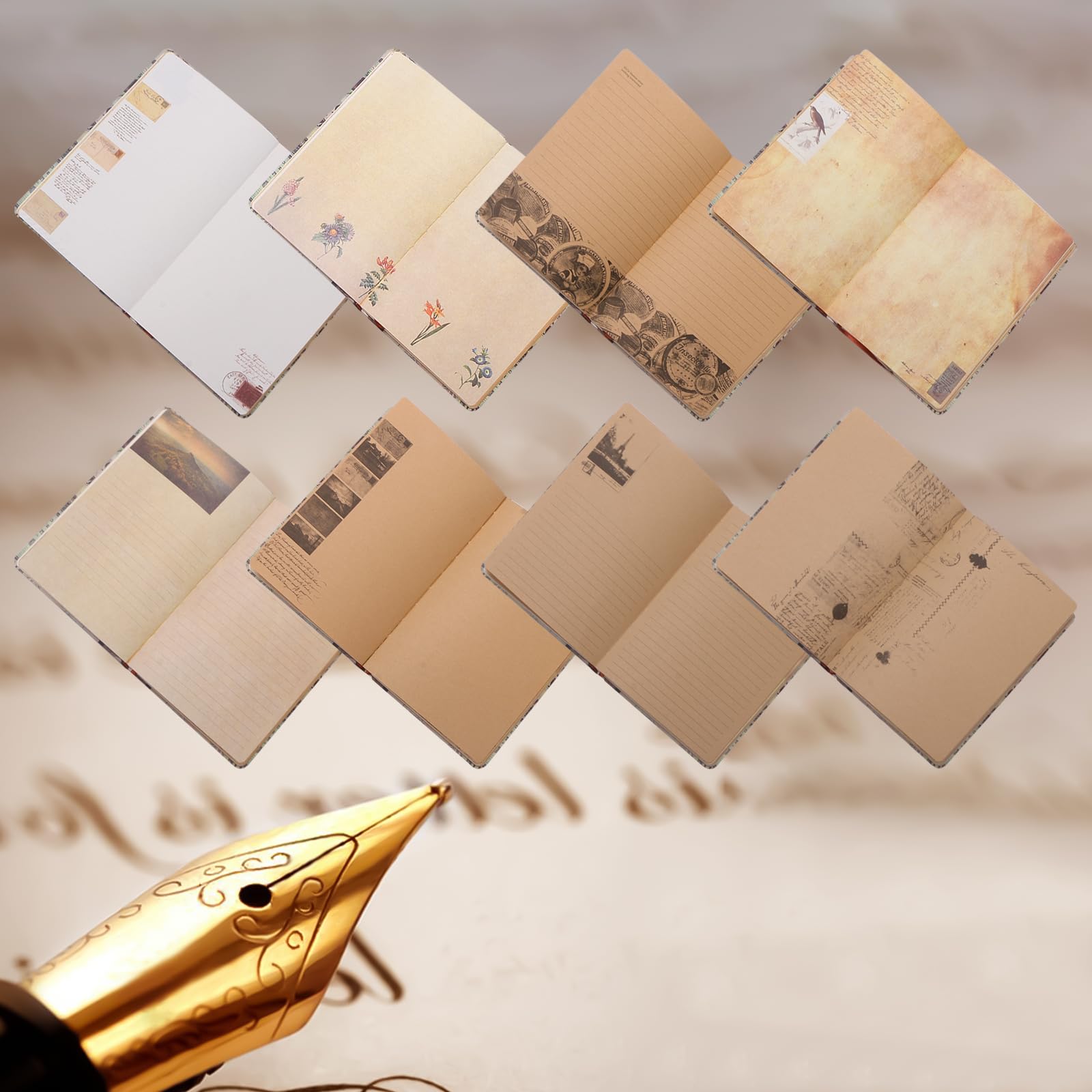 Amazon.com: SaFeHoM 212 Pcs DIY Vintage Journal Set for Women