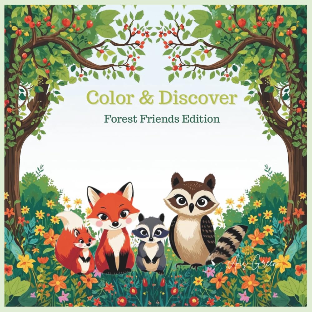 Color & Discover: Forest Friends Edition