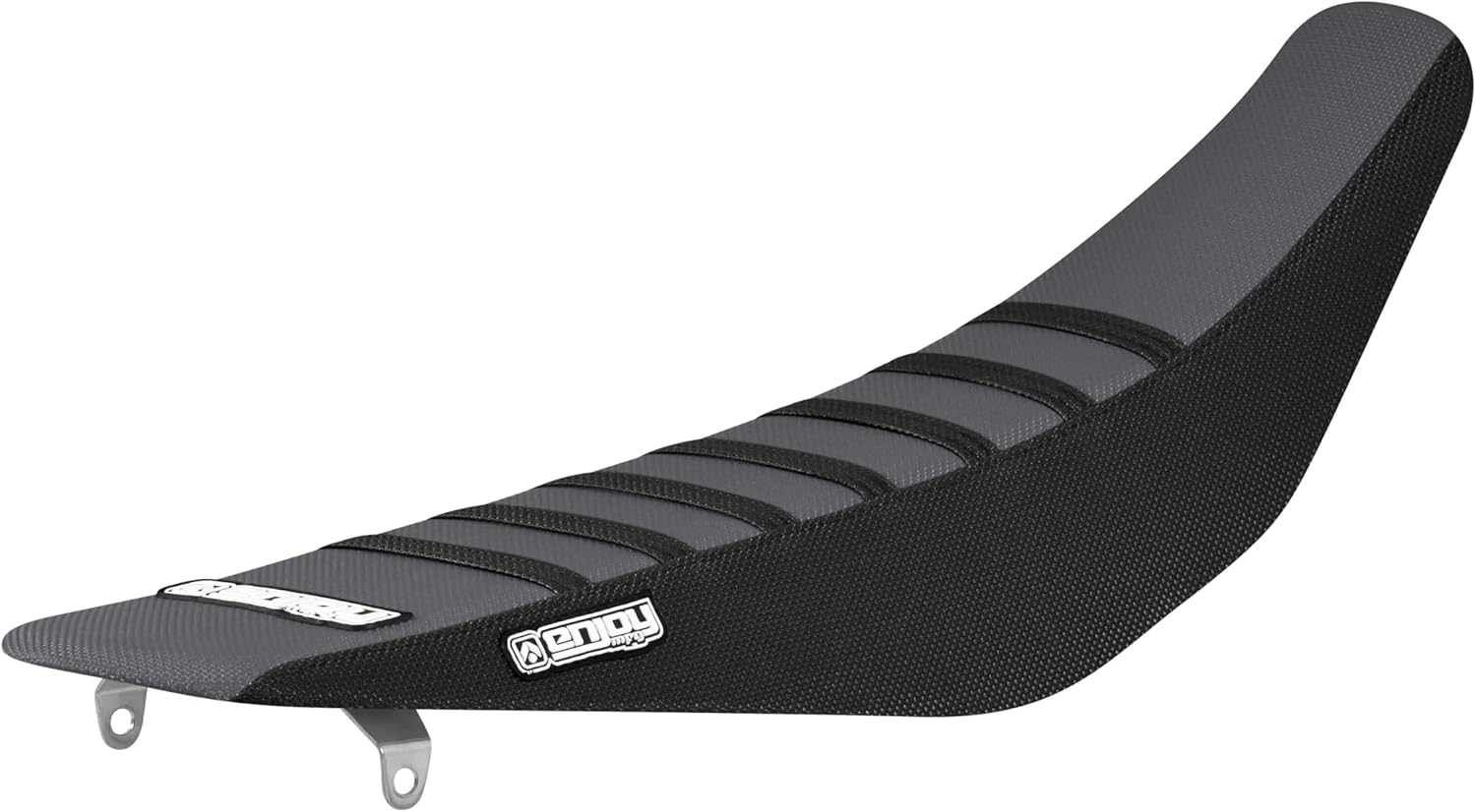 Enjoy Mfg Seat Cover - Compatible with Honda 2013-2016 CRF450R / CRF 450 R/CRF 450_#48 (Red Sides/Black top/Red Ribs)