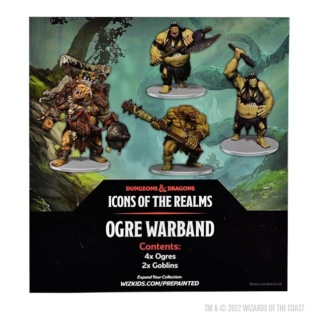 Foto 3 de 8 de WizKids D&D Icons of The Realms: Ogre Warband