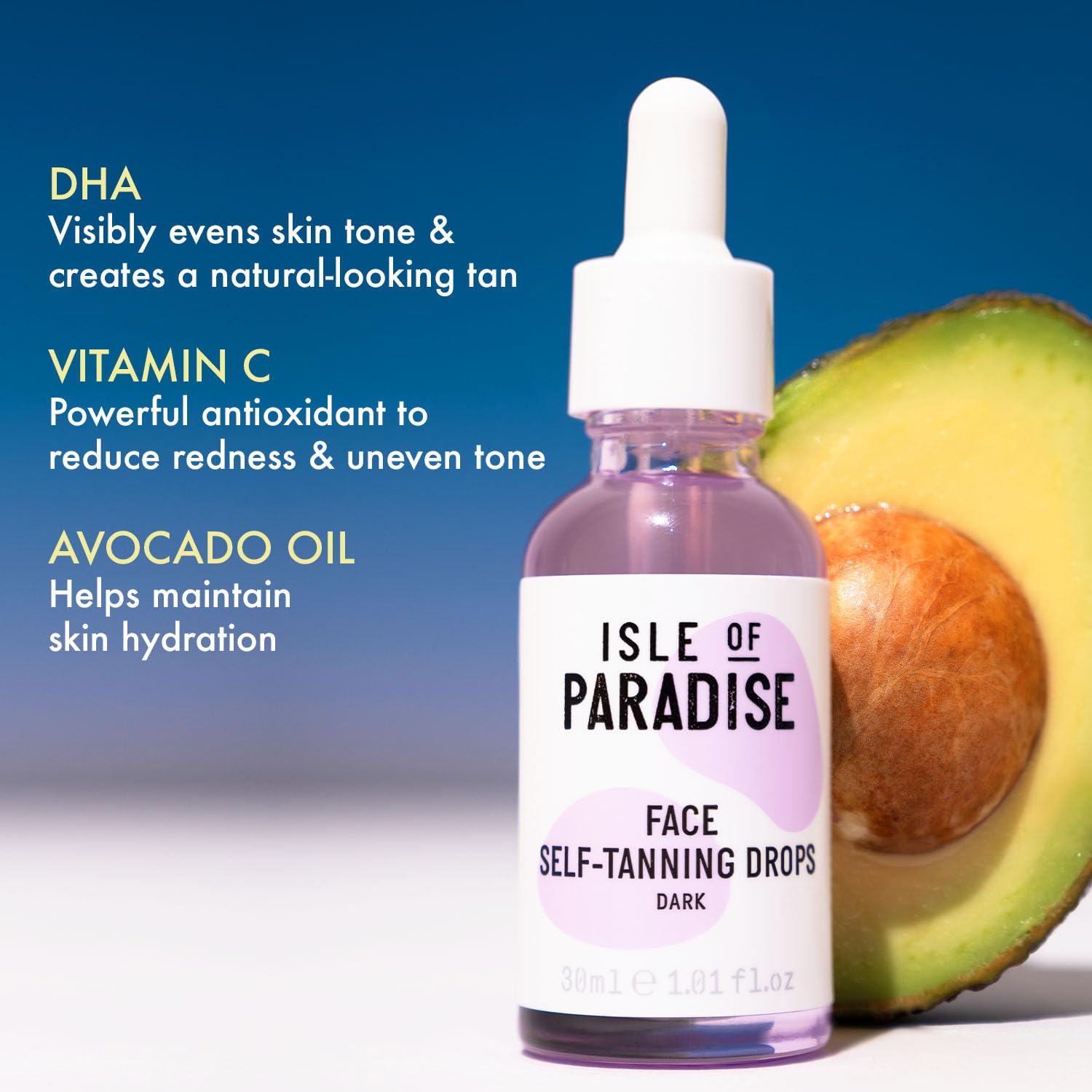 Isle of Paradise Mini Self Tanning Natural Glow Face Drops - Image 5