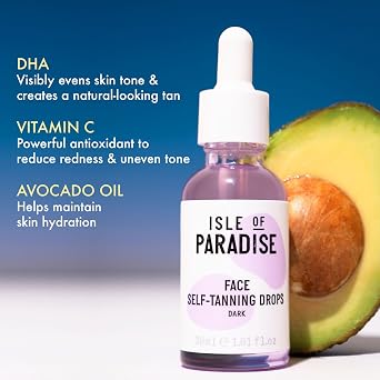 Isle of Paradise Mini Self Tanning Natural Glow Face Drops
