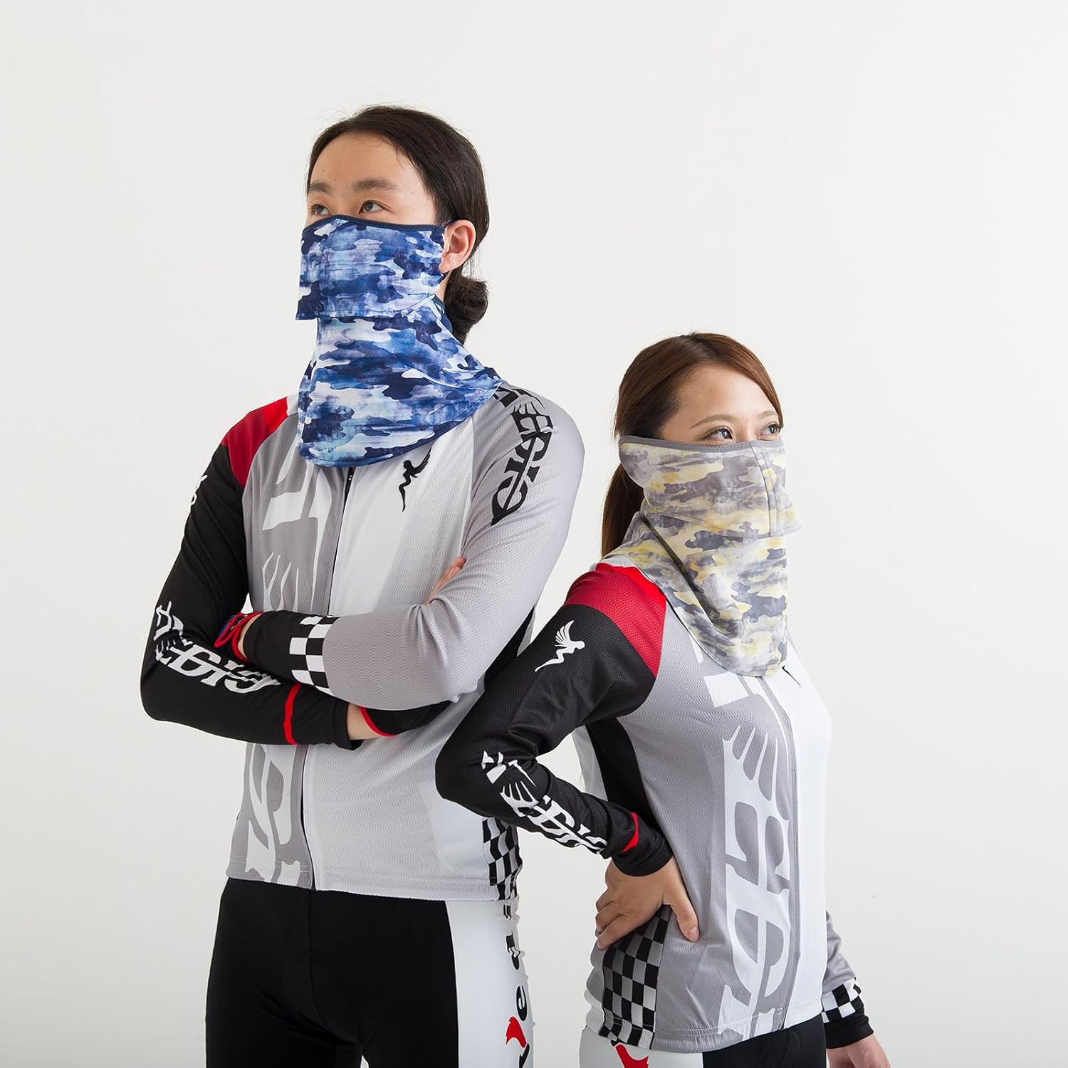 YAKeNU UV CUT MASK, Fabric Face Cover for Outdoor, Breathable Neckwear, Yake-nu Fit