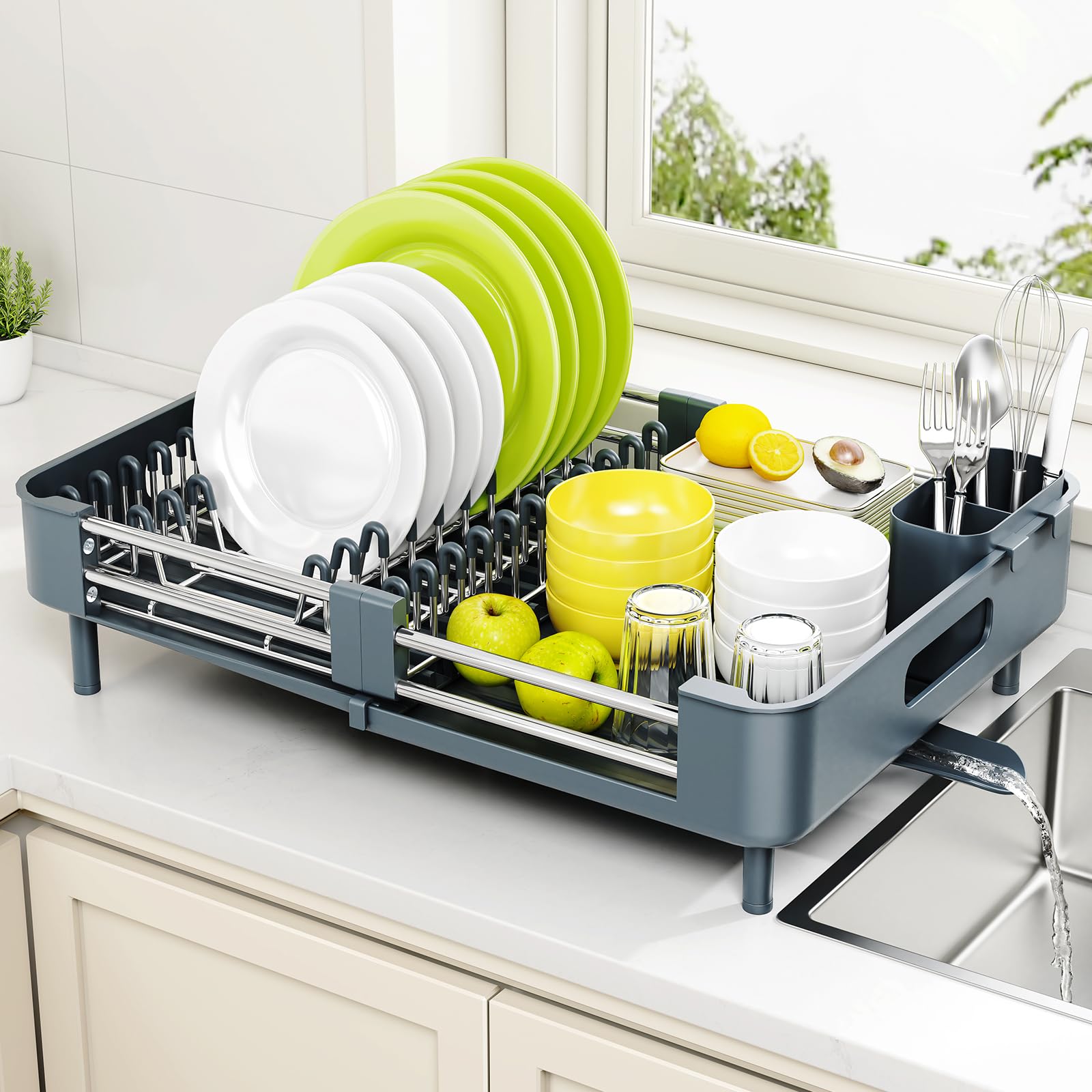 Photo 1 of Urackify Extendable Dish Drying Rack