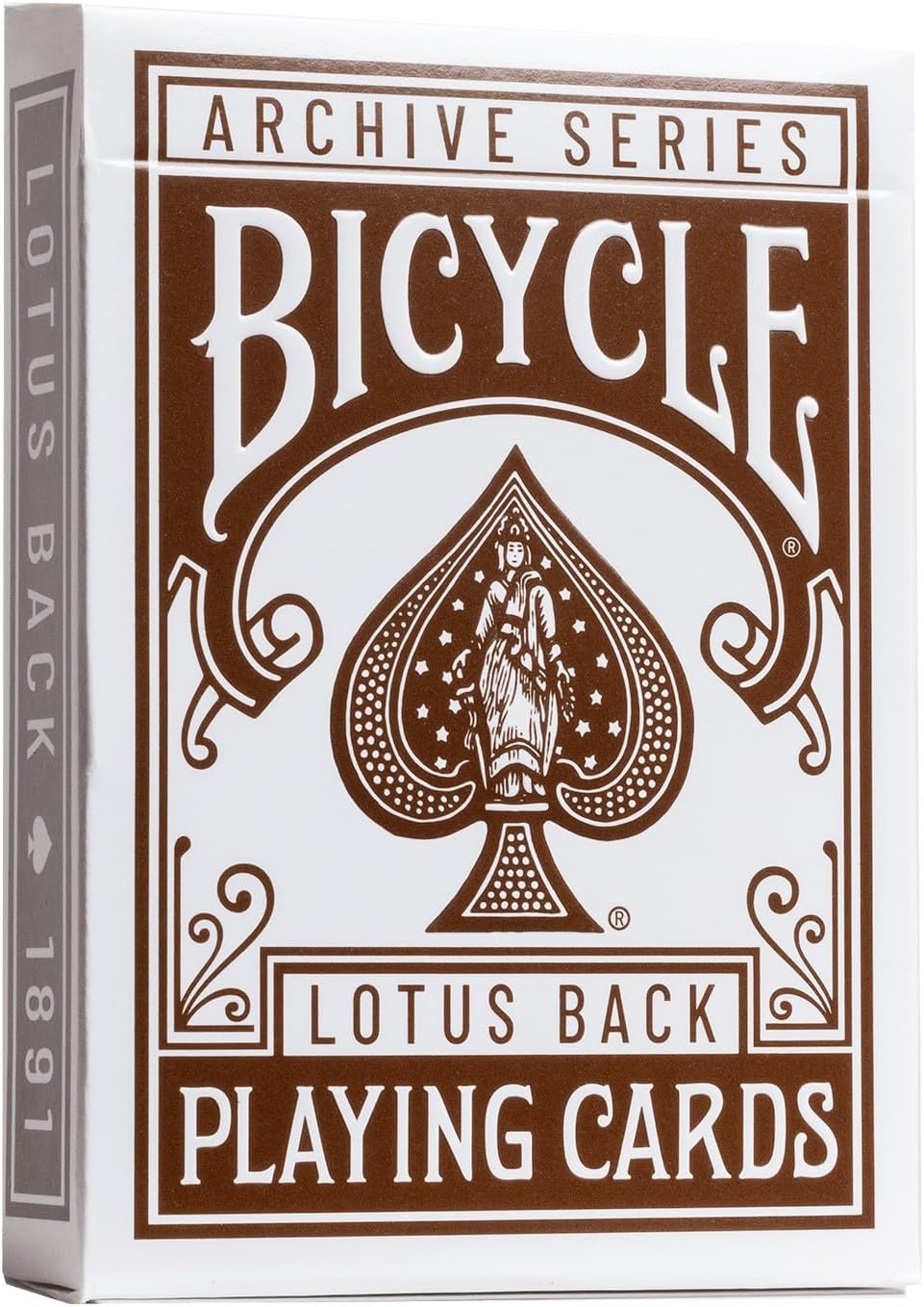 Bicycle Archive Series Lotus Back 1891 Playing Cards, Poker Size Standard Index