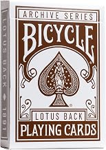 Bicycle Archive Series Lotus Back 1891 Playing Cards, Poker Size Standard Index